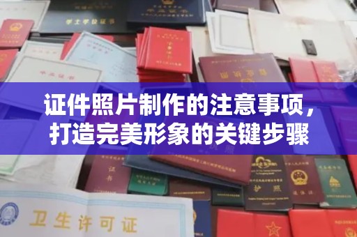 徐州证件照片制作的注意事项，打造完美形象的关键步骤