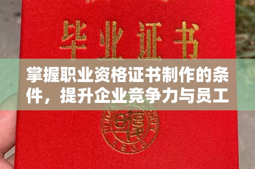 徐州掌握职业资格证书制作的条件，提升企业竞争力与员工专业素养