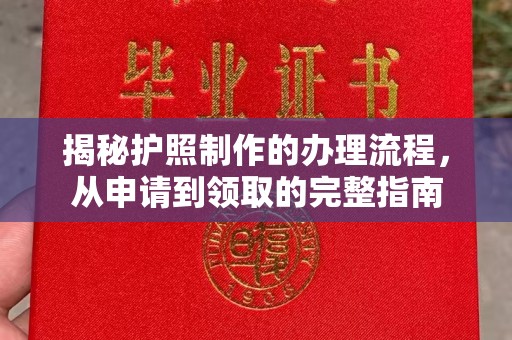 徐州揭秘护照制作的办理流程，从申请到领取的完整指南
