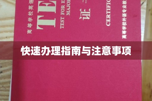 徐州快速办理指南与注意事项